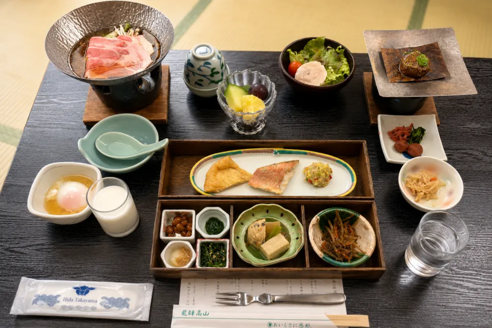 高山グリーンホテルの和朝食