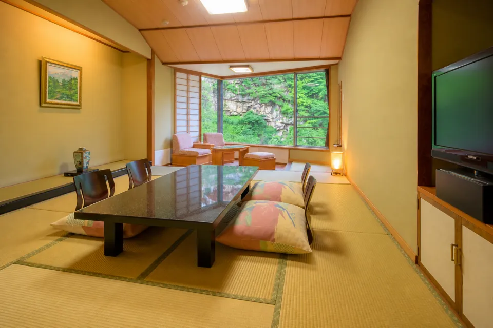 匠のこころ 吉川屋の二間続きの露天風呂付特別室