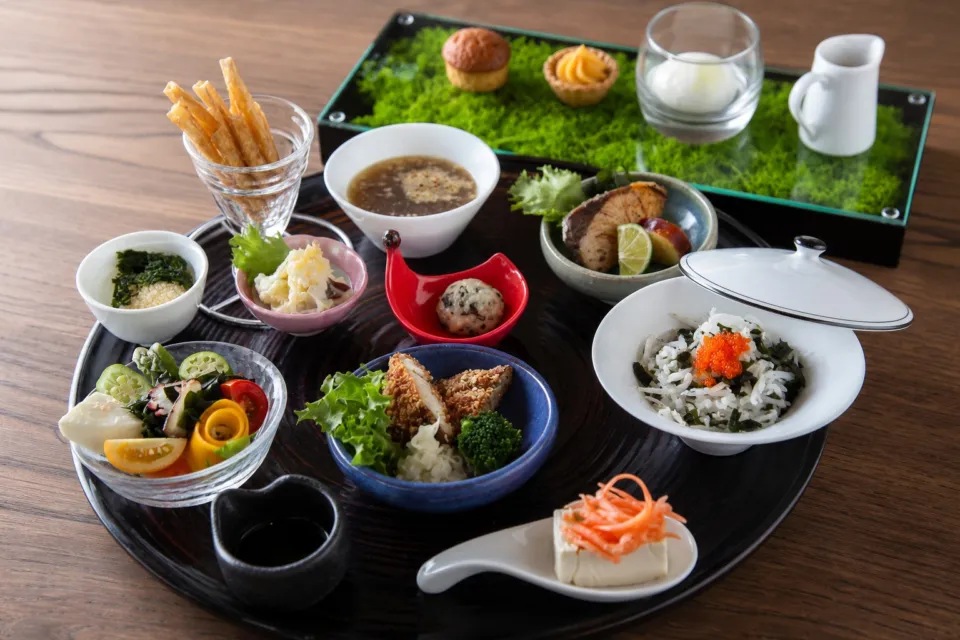 テラスカフェ オーゲのうずの幸プレートの料理詳細
