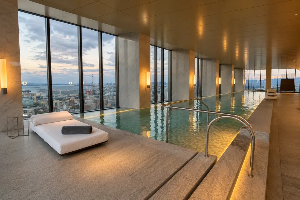 ザ・リッツ・カールトン福岡の屋内プール