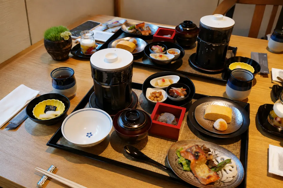 THE THOUSAND KYOTOの和食の朝食膳