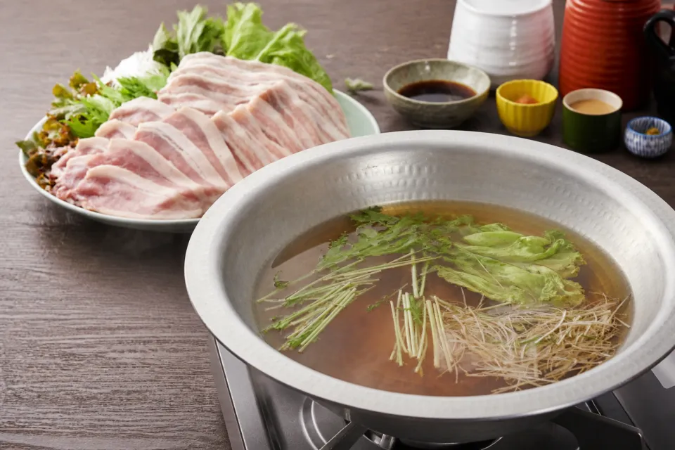とんかつ まい泉 青山本店の甘い誘惑豚しゃぶ