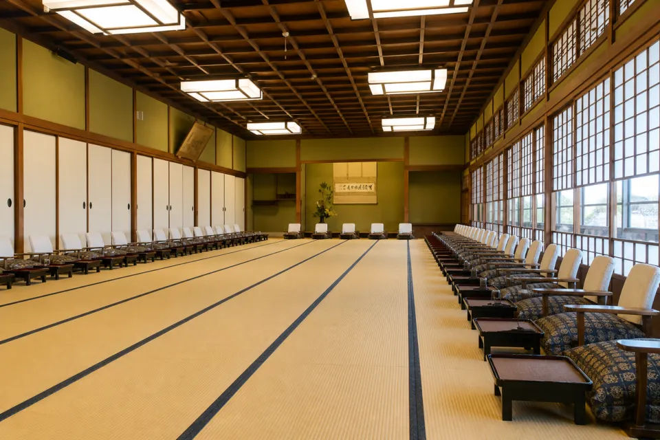 つば甚の大広間
