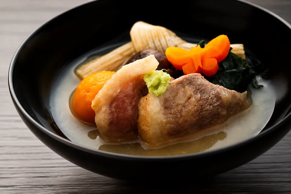 つば甚の郷土料理「治部煮」
