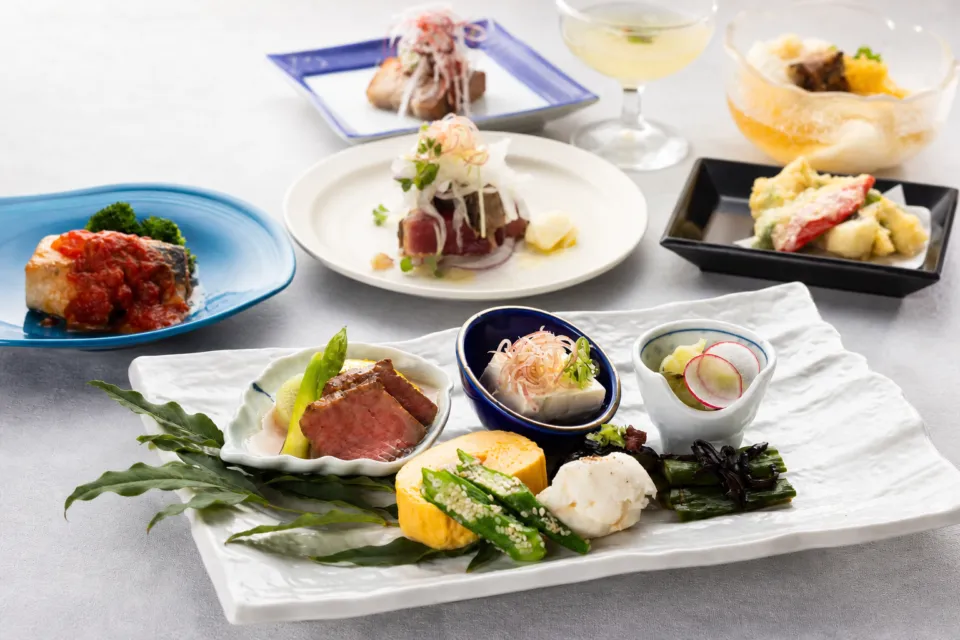 司 高知本店の旬菜を取り入れた会席料理