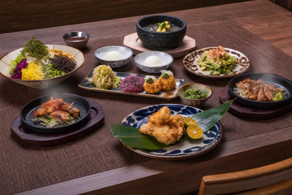 うむさんの庭の沖縄料理コース