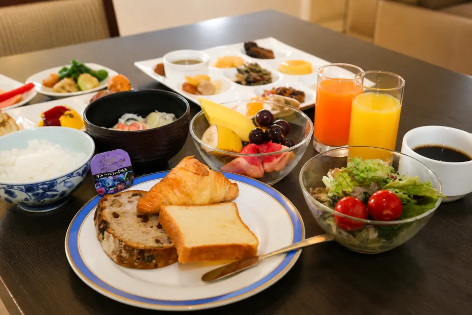 裏磐梯レイクリゾートの朝食ビュッフェ