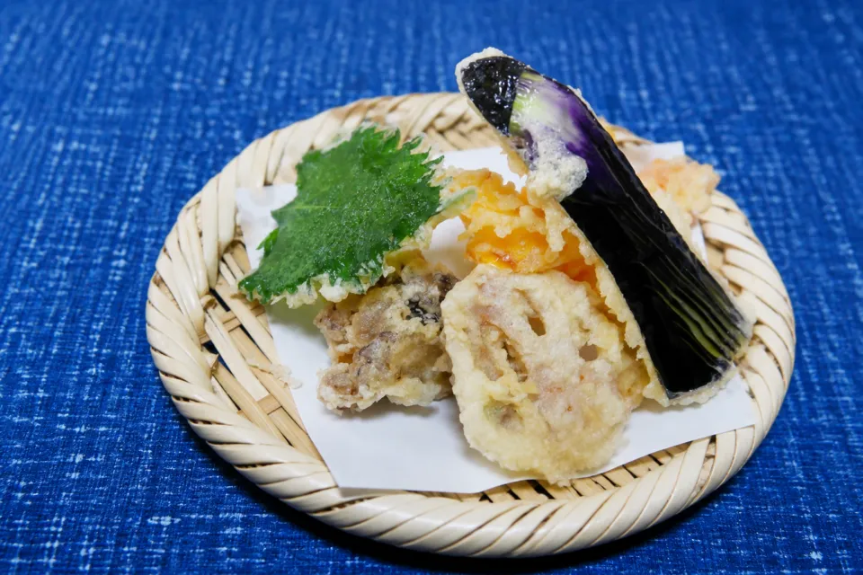 湯どうふ 竹むらの野菜天ぷら