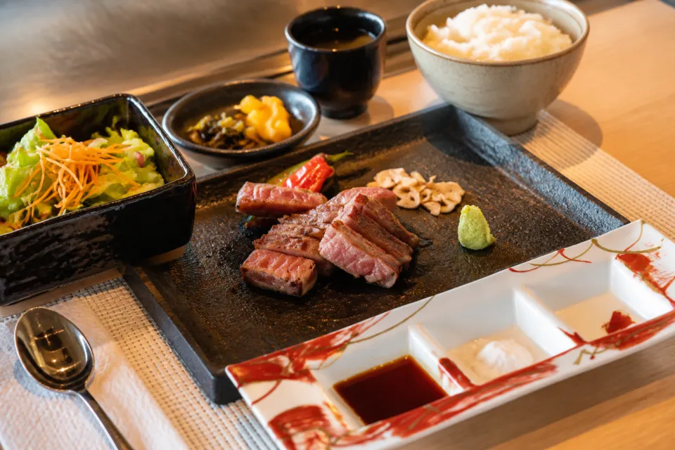宮古牛 鉄板焼 ユキシオステーキのステーキランチ