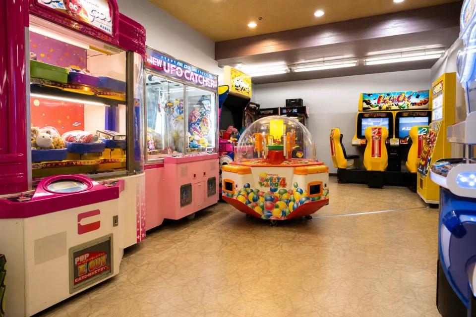 湯沢グランドホテルのゲームコーナー