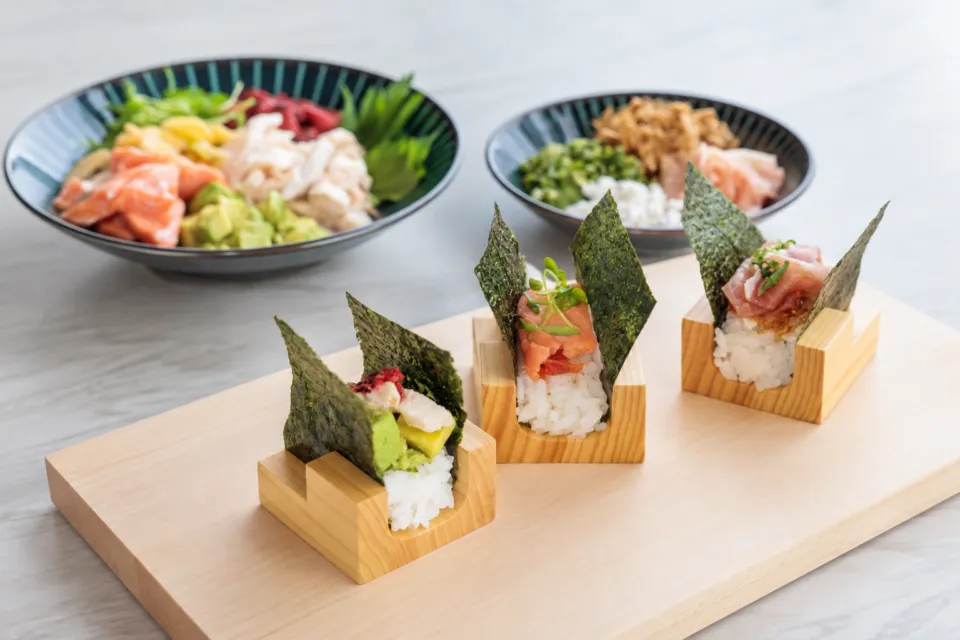 ANAクラウンプラザホテル金沢の朝食のおにぎり