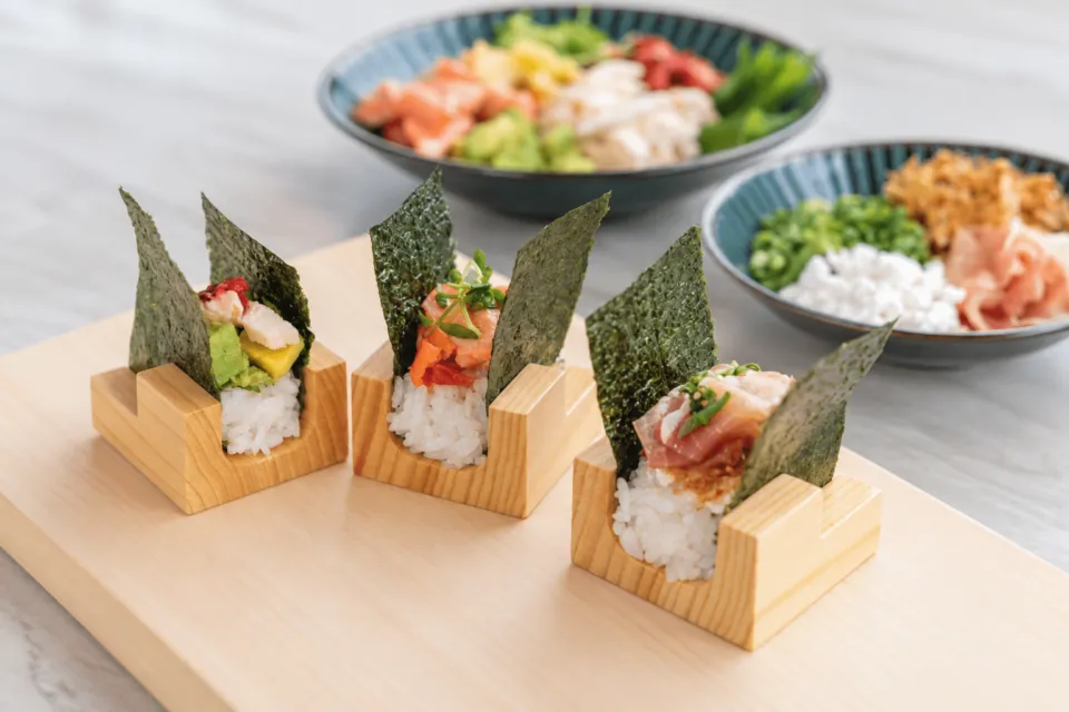 ANAクラウンプラザホテル長崎グラバーヒルの朝食のおむすび
