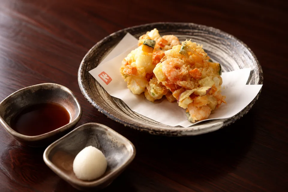 有馬 土山人のかき揚げ