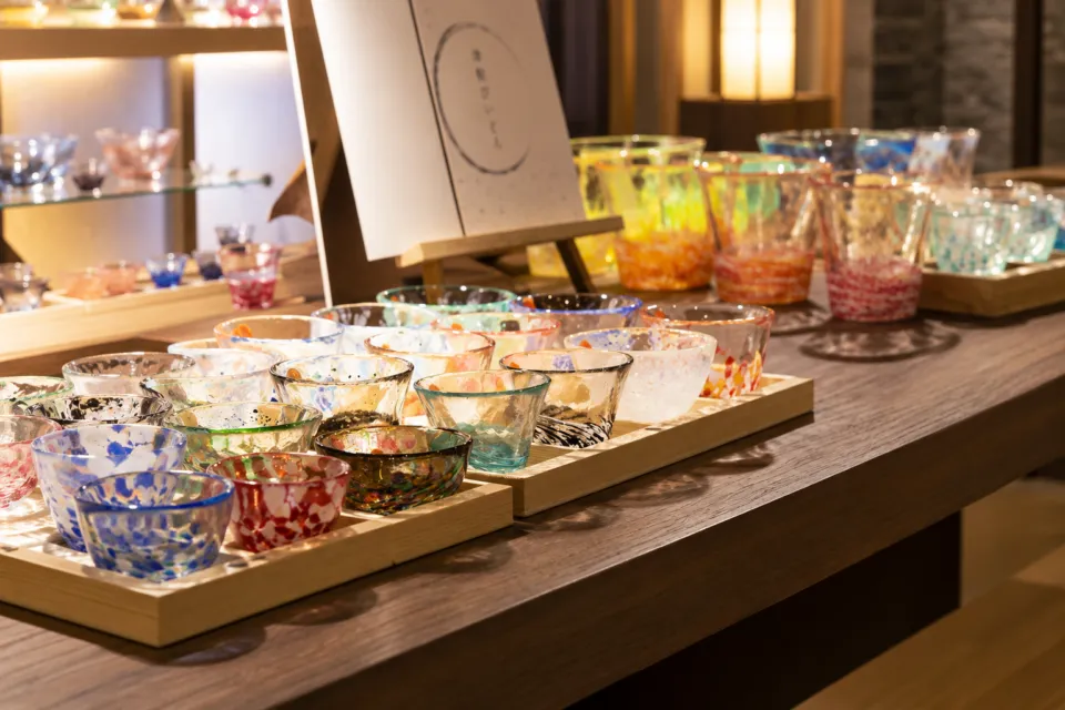 アートホテル青森の津軽工芸品展示