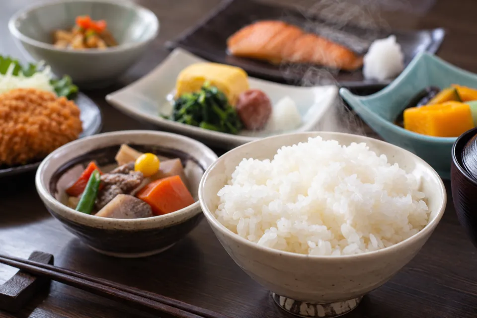 アートホテル新潟駅前の朝食のご飯