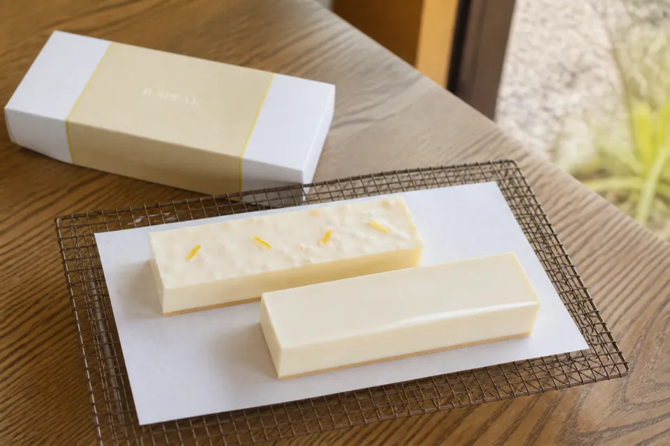 B-SPEAKのカボスとアールグレイのチーズケーキ