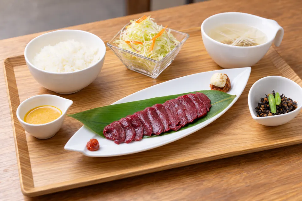 馬刺し専門店 大久保商店の会津ブランド馬刺しランチ