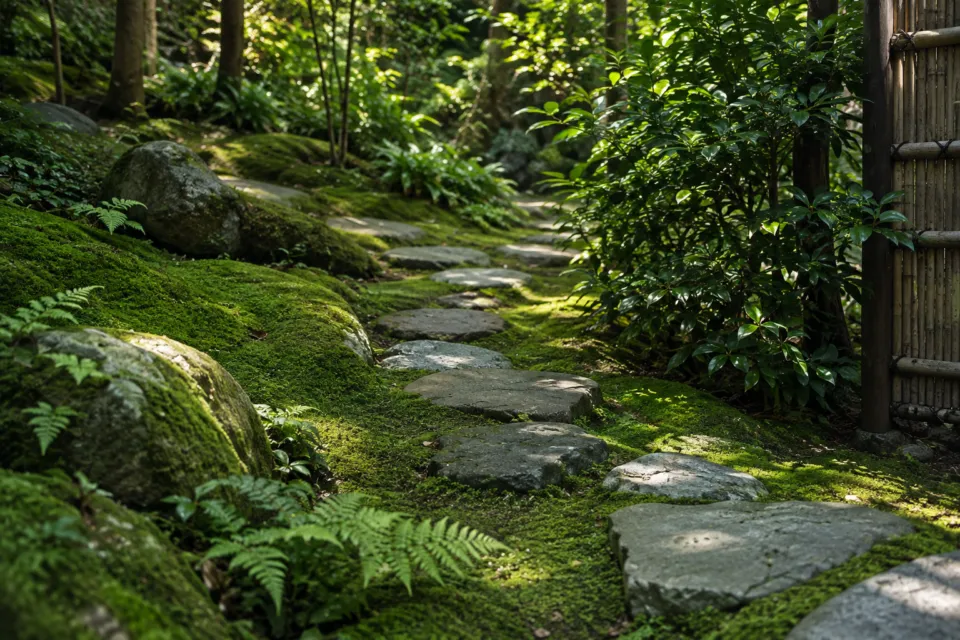 べにや無何有の苔むす山庭