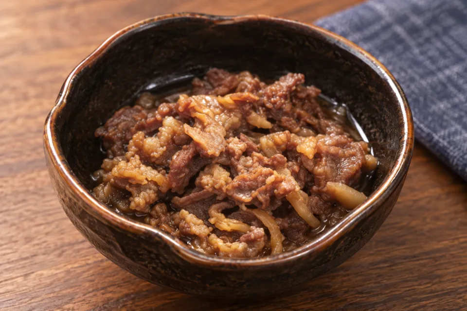 美食や やま信の村上牛すじ味噌煮込み