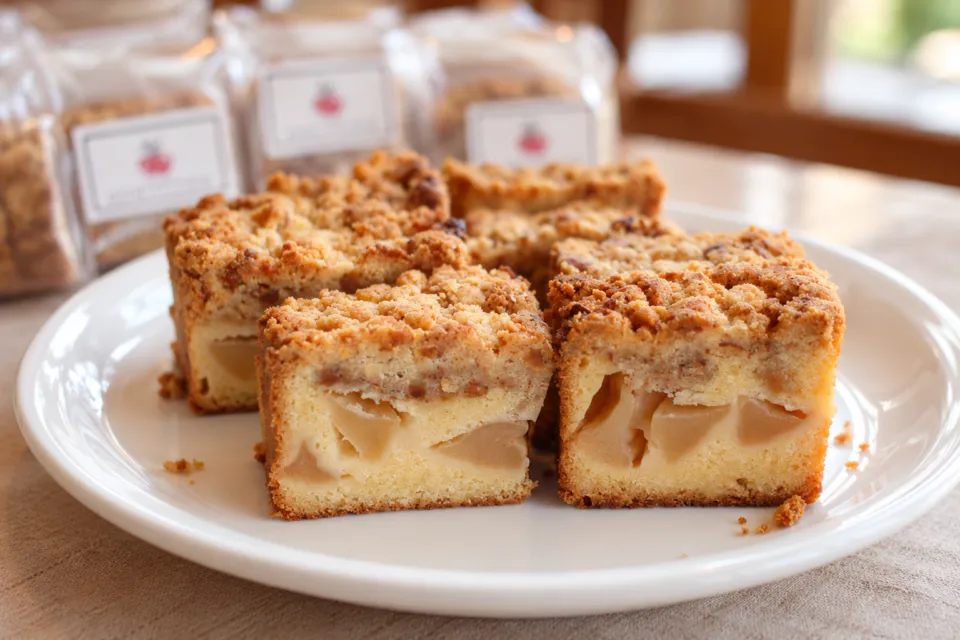 カフェレストラン亜詩麻のアップルクランブルケーキ