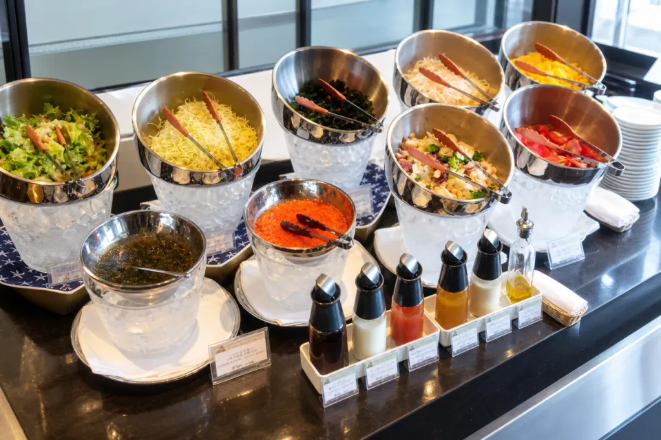 カフェレストラン スワンの朝食サラダバー