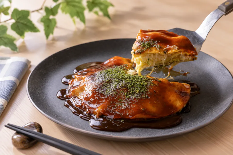 コンフォートホテル呉の朝食の広島風お好み焼き