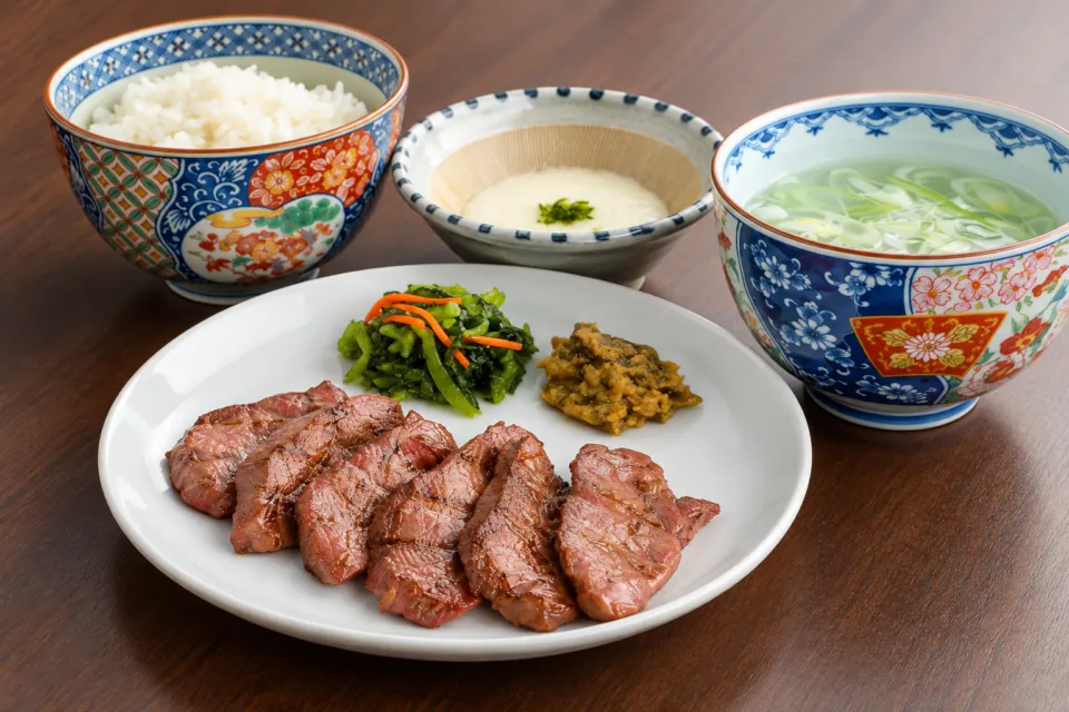 伊達の牛たん本舗 本店の牛たん定食