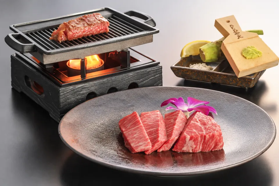 伊達の牛たん本舗 本店の仙台牛フィレ肉の陶板焼き