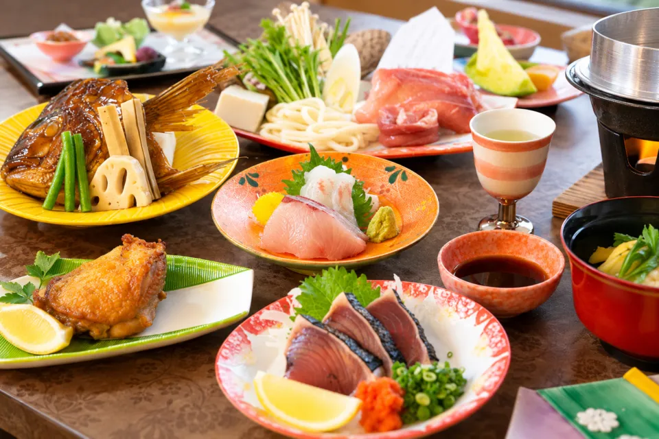 道後プリンスホテルの四国味覚会席