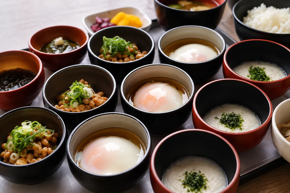 天然温泉 岩木桜の湯 ドーミーイン弘前の朝食小鉢