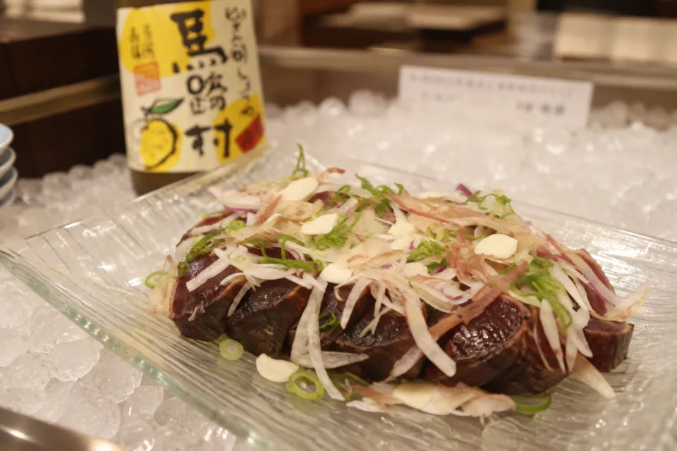 天然温泉 紺碧の湯 ドーミーイン高知のかつおのたたき