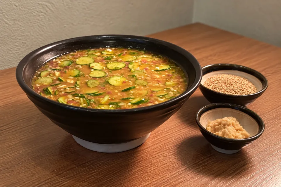 天然温泉 日向の湯 ドーミーイン宮崎の朝食で提供される冷や汁