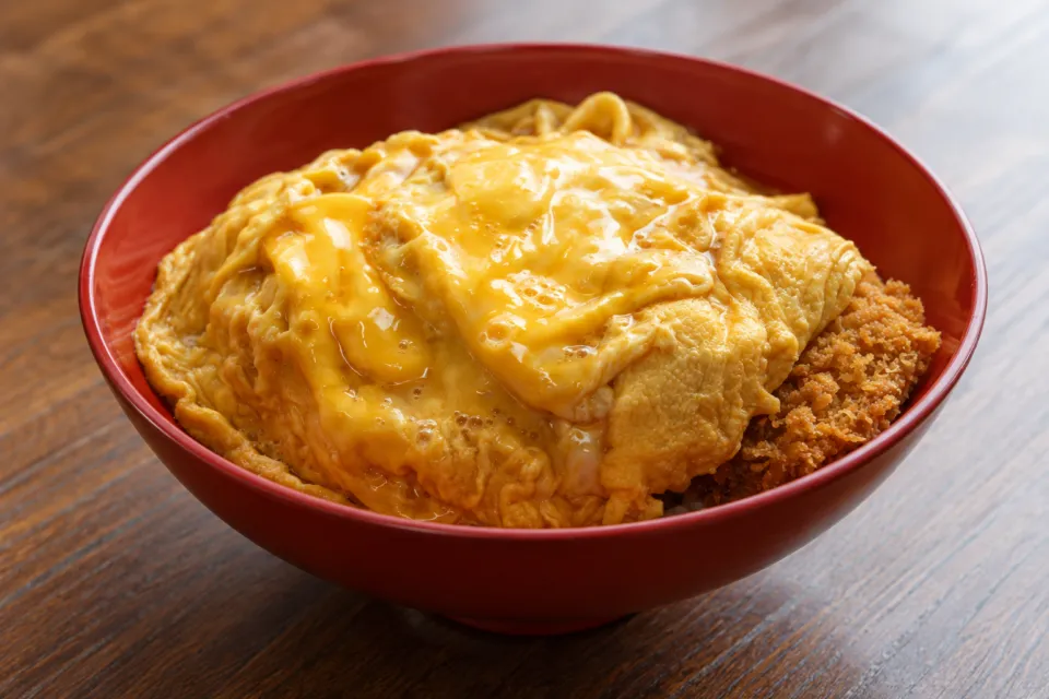 越前そば 見吉屋の玉子上かつ丼
