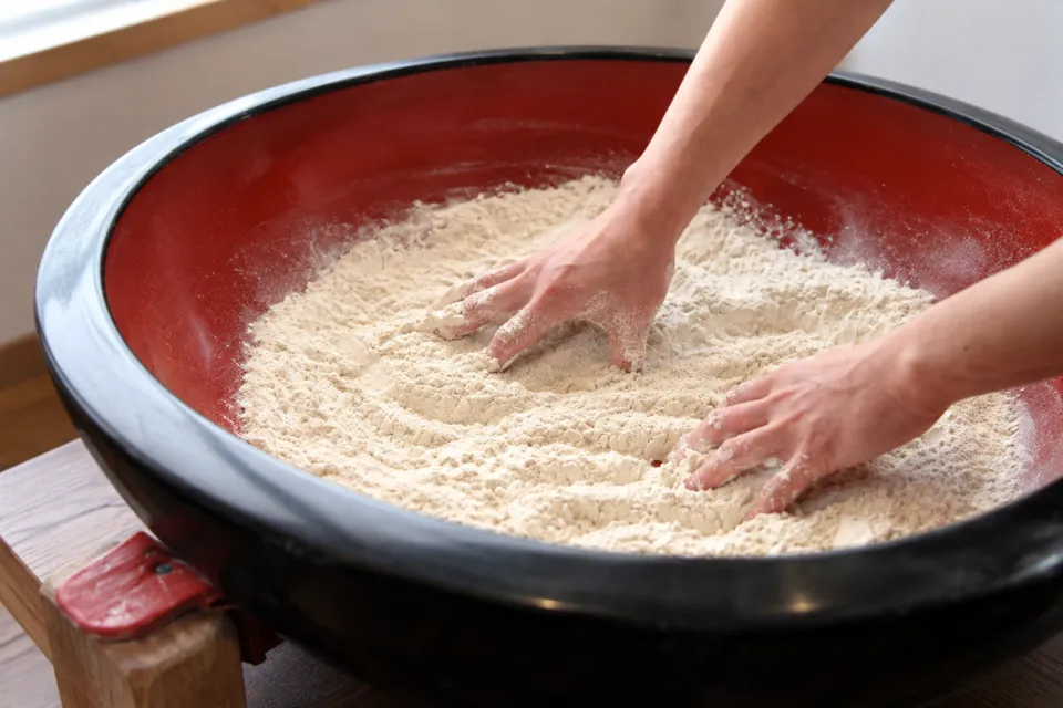 越前そば 見吉屋のそば打ち