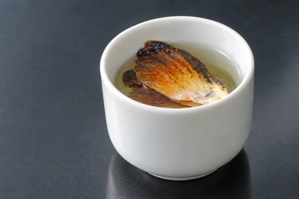 ふく料理しのだのひれ酒の器