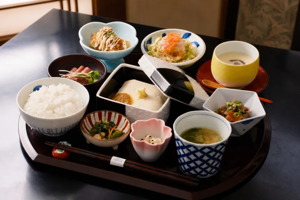 ギャラリー有田の有田名物ごどうふ膳