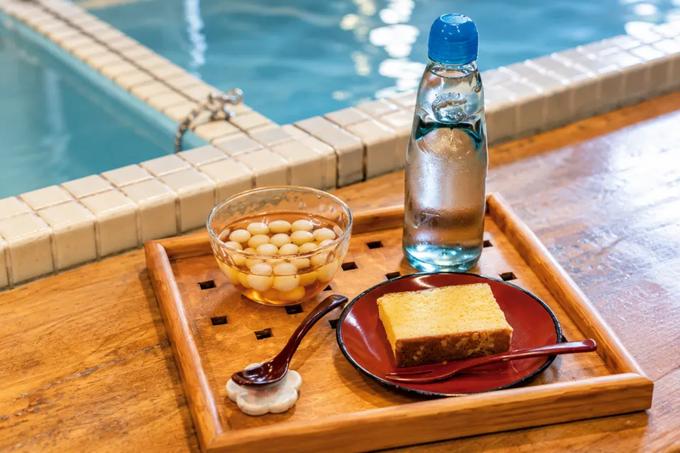 銀水のかんざらしとラムネのセット