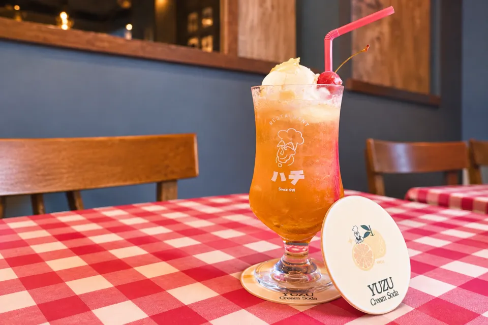 HACHI仙台本店のYUZUクリームソーダ
