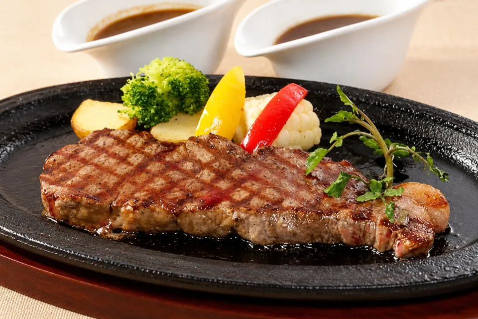 蜂の家のステーキ料理
