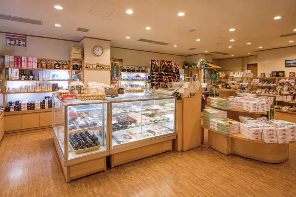 花ごころの湯 新富亭の売店