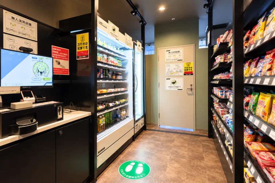 姫路キヤッスルグランヴィリオホテルの飲み物と食品の並ぶ売店