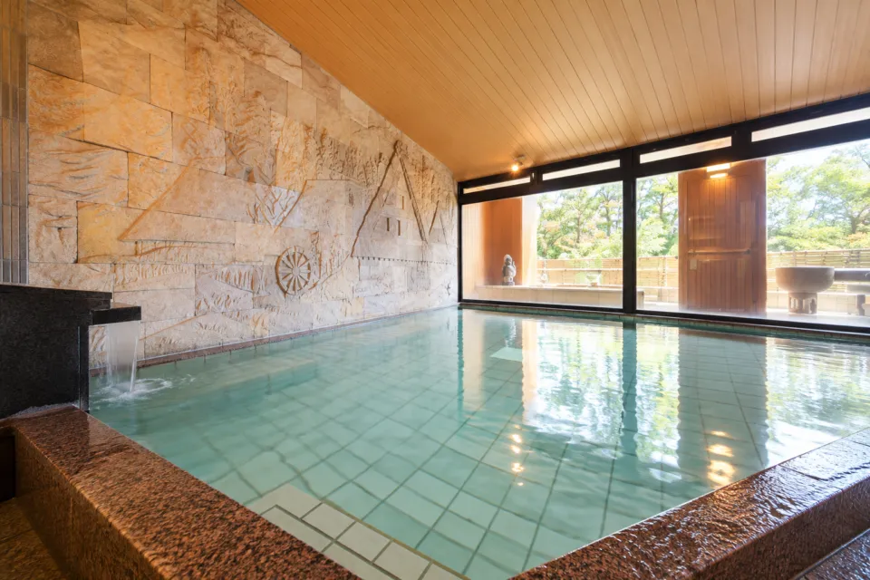 宝生閣の仙人の湯の大浴場