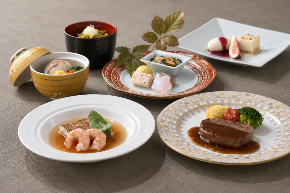 ホテル ブリランテ武蔵野の和洋のコース料理