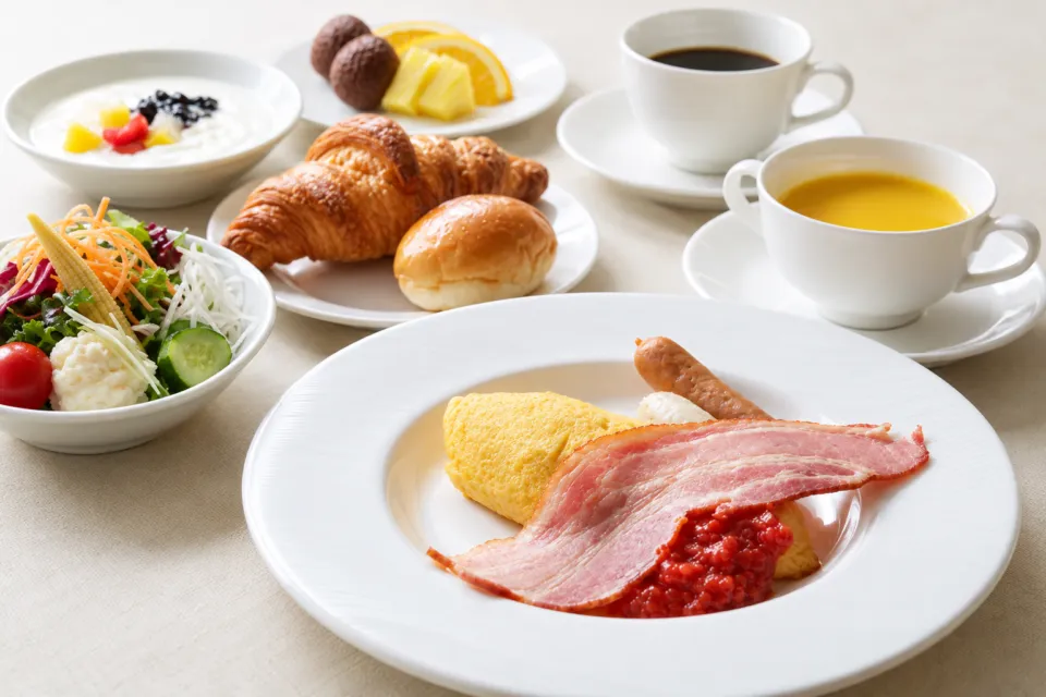 ホテル ブリランテ武蔵野の洋朝食のセット