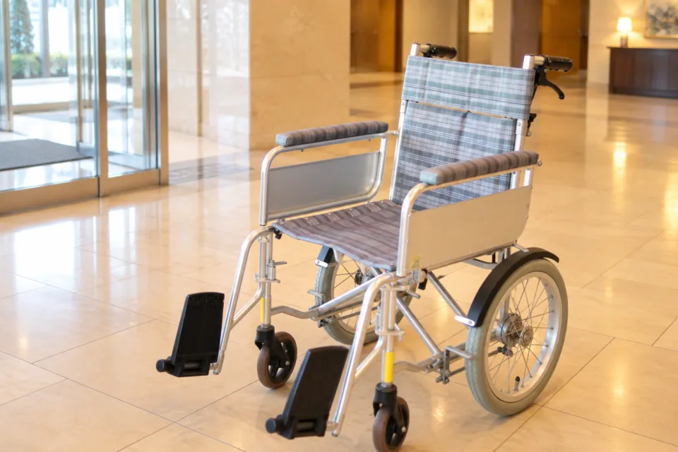 ホテルフジタ福井の貸出用の車椅子
