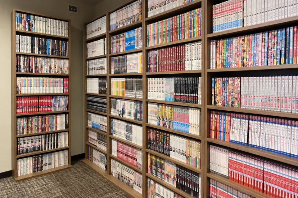 ホテルセントパレス倉吉のコミックコーナー