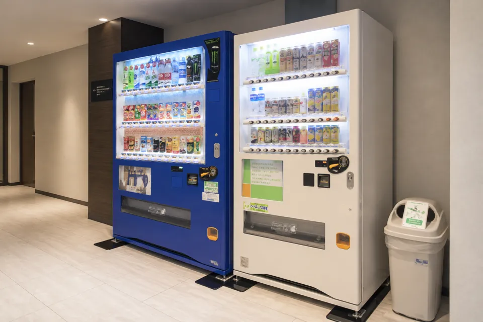 ホテルトレンド岡崎駅前の飲料の自動販売機