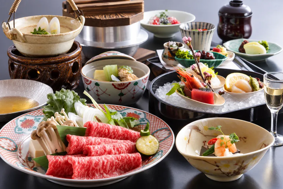 兵衛向陽閣の会席料理