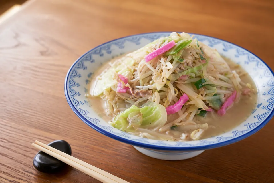 井手ちゃんぽん 本店の野菜たっぷりちゃんぽん