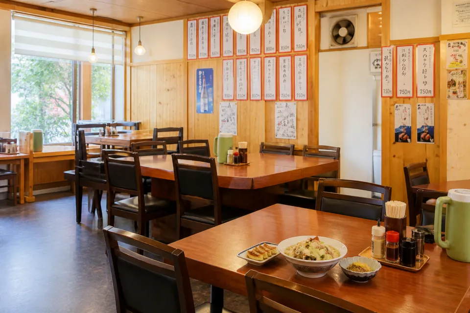 井手ちゃんぽん 本店の店内